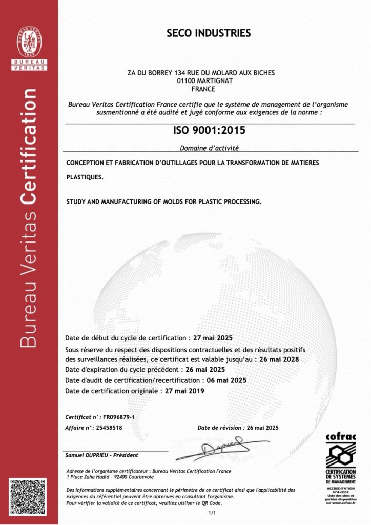 apropos certificat iso